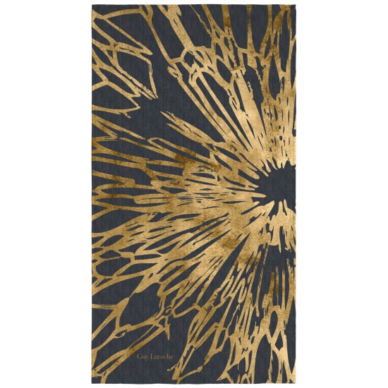 Πετσέτα Θαλάσσης Velour Printed 2202 Golden100x175