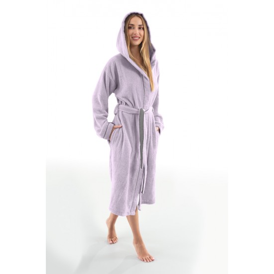 Μπουρνούζι Casual Lilac Large