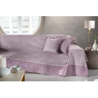 ΠΡΟΣΦΟΡΑ!! Ριχτάρι Parfait Lilac Τετραθέσιου Καναπέ 180x350