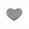 Μαξιλαράκι Διακοσμητικό Heart Silver 30x30