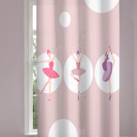 Παιδική & Βρεφική Κουρτίνα Soft-Touch Ballerinas 160x240
