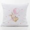 Μαξιλάρι Διακοσμητικό Printed Sweet Dreams Baby Λευκό-Ροζ