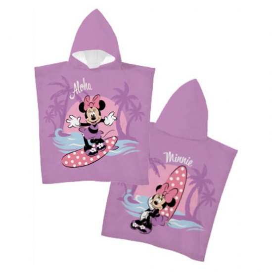 Παιδικό Πόντσο Microfiber Minnie