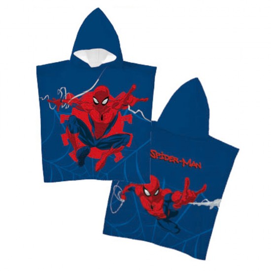 Παιδικό Πόντσο Microfiber Spiderman