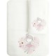 Πετσέτες Σετ 2ΤΜΧ Fairy Λευκό 70 x 120 / 30 x 50 cm