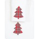 Πετσέτες Χριστουγεννιάτικες Σετ 2ΤΜΧ CR-8 ΚΟΚΚΙΝΟ