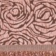 Ριχτάρι Polyester Πολυθρόνας Roses 180 x 180 cm Σπαγγί