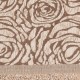 Ριχτάρι Polyester Πολυθρόνας Roses 180 x 180 cm Γκρι