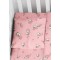 ΜΑΞΙΛΑΡΟΘΗΚΗ ΕΜΠΡΙΜΕ bebe Birds 15 35Χ45 Pink Flannel cotton 100%
