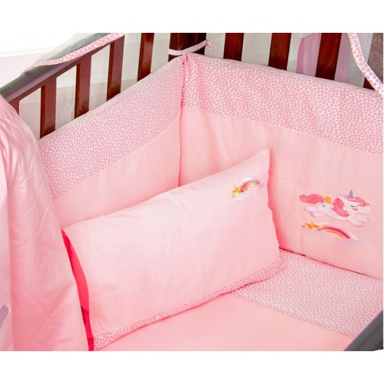 ΠΑΝΤΑ bebe UNICORN 41 0,40X1,92 ΡΟΖ Cotton 100%