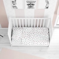 ΣΕΝΤΟΝΙΑ ΕΜΠΡΙΜΕ ΣΕΤ 3 τεμ bebe Star 101 120Χ160 Green Cotton 100%