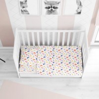 ΣΕΝΤΟΝΙΑ ΕΜΠΡΙΜΕ ΣΕΤ 3 τεμ bebe Butterfly 49 120Χ160 Rotary Print Flannel cotton 100%