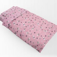 ΠΑΠΛΩΜΑΤΟΘΗΚΗ ΕΜΠΡΙΜΕ kids Προβατάκι 05 160Χ240 Pink Flannel cotton 100%