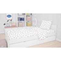 ΣΕΝΤΟΝΙΑ ΕΜΠΡΙΜΕ ΣΕΤ 3 τεμ kids Star 103 160Χ240 Grey Cotton 100%