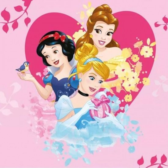 ΛΑΒΕΤΕΣ DISNEY Disney PRINCESS 52 30Χ30 Digital Print Cotton 100% Βρεφικά - Παιδικά