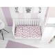 ΚΑΤΩΣΕΝΤΟΝΟ ΜΕ ΛΑΣΤΙΧΟ bebe Hearts 12 0,70X1,40X0,15 Grey-Pink Cotton 100%