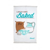 ΠΕΤΣΕΤΑ ΚΟΥΖΙΝΑΣ Baked 07 40Χ60 White ΜΕ ΚΡΟΣΙ Βαμβ.