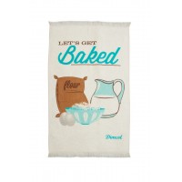ΠΕΤΣΕΤΑ ΚΟΥΖΙΝΑΣ Baked 08 40Χ60 Ecru ΜΕ ΚΡΟΣΙ Βαμβ.
