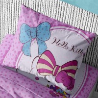 ΜΑΞΙΛΑΡΟΘΗΚΗ ΕΜΠΡΙΜΕ kids H.Kitty 170 50Χ70 Pink Flannel Cotton 100%