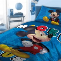 ΣΕΝΤΟΝΙΑ ΣΕΤ 3 τεμ DISNEY 160Χ240 MICKEY 863 Digital Print Cotton 100%