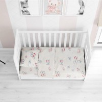 ΣΕΝΤΟΝΙΑ ΕΜΠΡΙΜΕ ΣΕΤ 3 τεμ bebe Two Lovely Bears 67 120Χ160 Ecru Cotton 100%