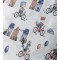 ΣΕΝΤΟΝΑΚΙ ΛΙΚΝΟΥ bebe Bicycle 415 80Χ110 White-Blue Cotton 100%