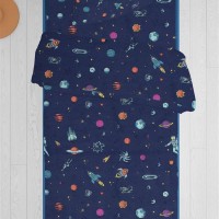 ΠΑΠΛΩΜΑΤΟΘΗΚΗ ΕΜΠΡΙΜΕ kids Space 189 160Χ240 Blue Cotton 100%