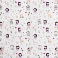 ΣΕΝΤΟΝΑΚΙ ΛΙΚΝΟΥ bebe Lily & Deer 179 80X110 White-Pink Cotton 100%