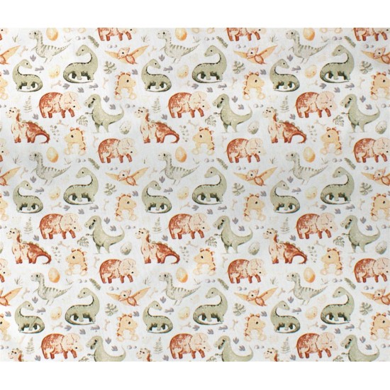 ΣΕΝΤΟΝΑΚΙ ΛΙΚΝΟΥ bebe Dino 515 80X110 Beige Cotton 100%