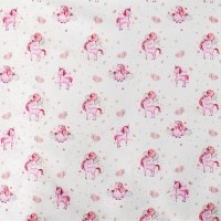 ΣΕΝΤΟΝΑΚΙ ΛΙΚΝΟΥ bebe Unicorn 208 80X110 White-Pink Cotton 100%