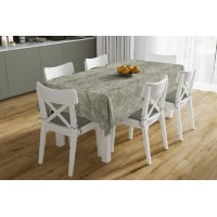 ΑΛΕΚΙΑΣΤΟ ΣΕΤ 2 τεμ (ΤΡΑΠ/ΛΟ 140X220 & ΤΡΑΒΕΡΣΑ 40X220) Panama Shadow Olive 70/30 Cott/Pol