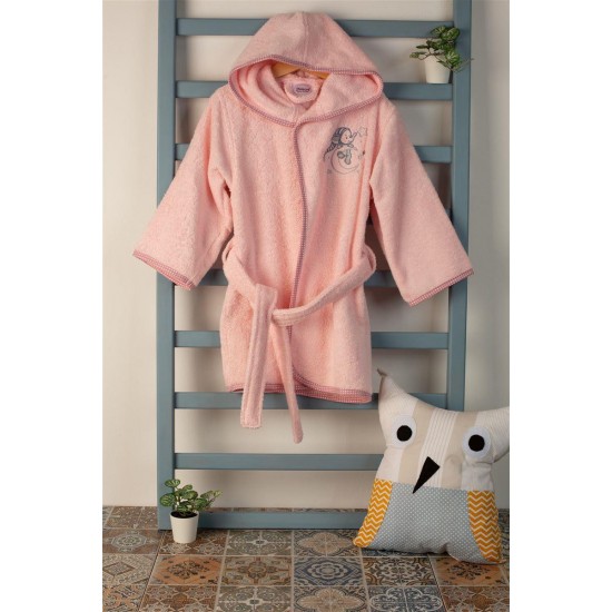 ΜΠΟΥΡΝΟΥΖΙ Με Κέντημα bebe Dreaming Elephant 167 SIZE:02 Ροζ 100% Cotton