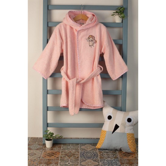 ΜΠΟΥΡΝΟΥΖΙ Με Κέντημα bebe Little Angel 141 SIZE:04 Ροζ 100% Cotton