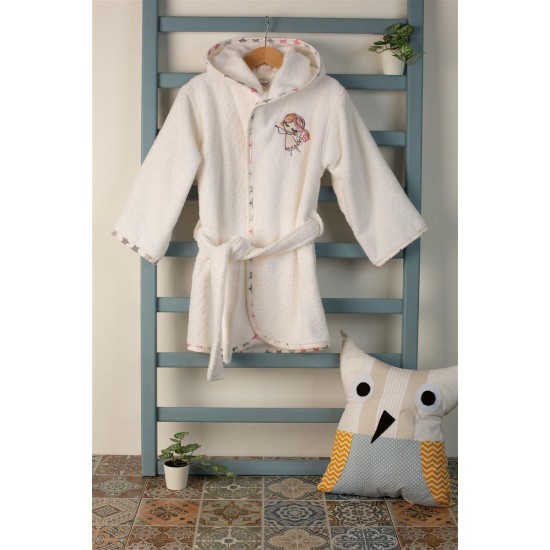 ΜΠΟΥΡΝΟΥΖΙ Με Κέντημα bebe Little Angel 142 SIZE:02 Λευκό 100% Cotton