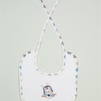 ΣΑΛΙΑΡΑ Με Κέντημα bebe Airplane 157 25X25 Λευκό 100% Cotton