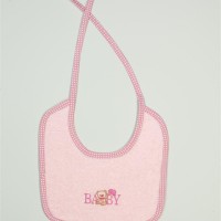 ΣΑΛΙΑΡΑ Με Κέντημα bebe Baby Bear 162 25X25 Ροζ 100% Cotton