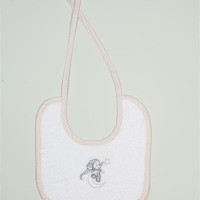 ΣΑΛΙΑΡΑ Με Κέντημα bebe Dreaming Elephant 168 25X25 Λευκό 100% Cotton