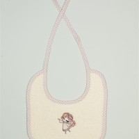 ΣΑΛΙΑΡΑ Με Κέντημα bebe Little Angel 143 25X25 Εκρού 100% Cotton