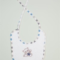 ΣΑΛΙΑΡΑ Με Κέντημα bebe Star Bear 152 25X25 Λευκό 100% Cotton