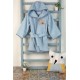 ΜΠΟΥΡΝΟΥΖΙ Με Κέντημα bebe Star Bear 151 SIZE:02 Σιελ 100% Cotton