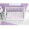 ΚΑΤΩΣΕΝΤΟΝΟ ΜΕ ΛΑΣΤΙΧΟ bebe Fairy 86 0,70X1,40X0,15 White-Lilac 100% Cotton Flannel