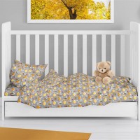 ΠΑΠΛΩΜΑΤΟΘΗΚΗ ΕΜΠΡΙΜΕ bebe Fox 53 120X160 Grey 100% Cotton Flannel