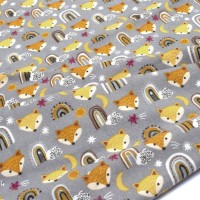 ΣΕΝΤΟΝΑΚΙ ΛΙΚΝΟΥ bebe Fox 53 80X110 Grey 100% Cotton Flannel