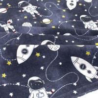 ΣΕΝΤΟΝΑΚΙ ΛΙΚΝΟΥ bebe Galaxy Travel 90 80X110 Blue 100% Cotton Flannel