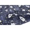 ΣΕΝΤΟΝΑΚΙ ΛΙΚΝΟΥ bebe Galaxy Travel 90 80X110 Blue 100% Cotton Flannel