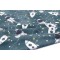 ΠΑΝΑ ΦΑΝΕΛΑ bebe Galaxy Travel 91 80X80 Petrol 100% Cotton Flannel