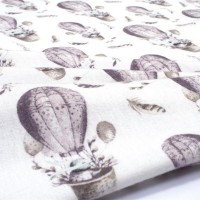 ΣΕΝΤΟΝΑΚΙ ΛΙΚΝΟΥ bebe Hot Air Balloon 78 80X110 Lilac 100% Cotton Flannel