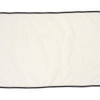 Σελτεδάκι Αδιάβροχο bebe 132 Πουά 50X80 Λευκό/Μαύρο Cotton 100%