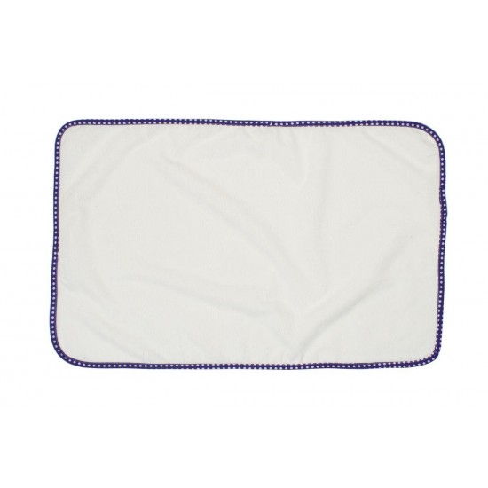 Σελτεδάκι Αδιάβροχο bebe 133 Πουά 50X80 Λευκό/Μωβ Cotton 100%