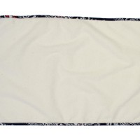 Σελτεδάκι Αδιάβροχο bebe 154 Λαχούρ 50X80 Λευκό/Navy Blue Cotton 100%